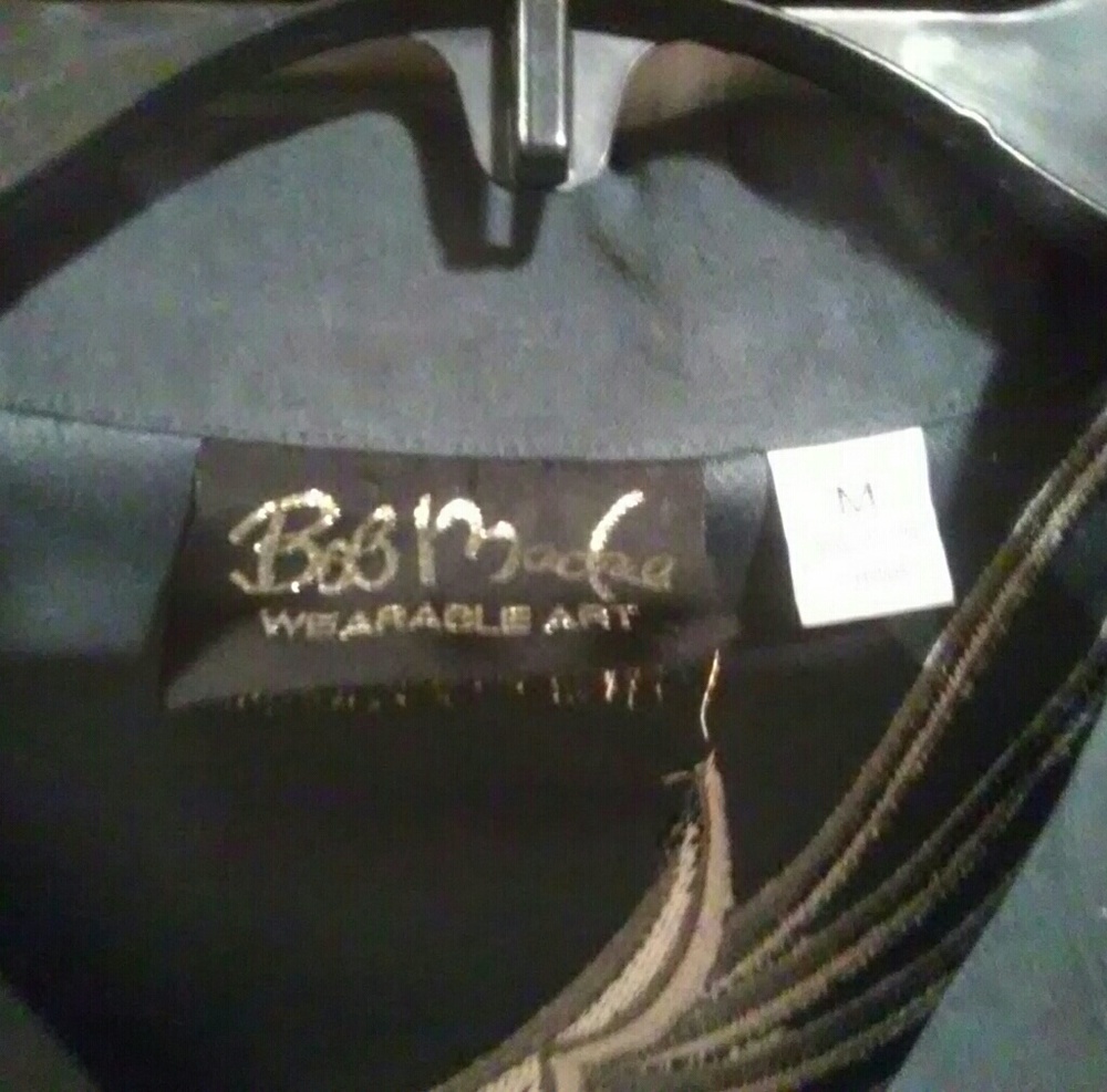 Polyester Gray Jacket W/Design - Picture 3 of 3
